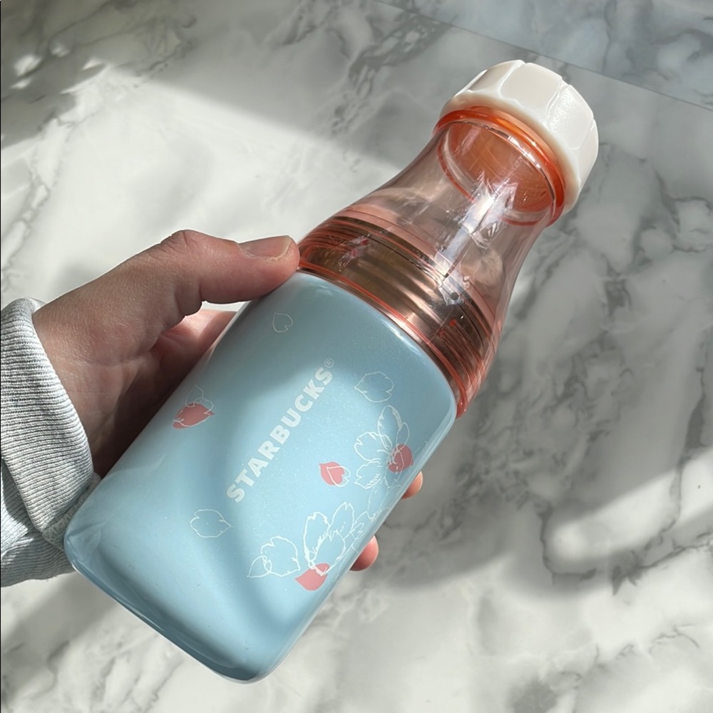 Bottle Starbucks Coffee Sunny Stainless Steel Sakura Collection USED  2017